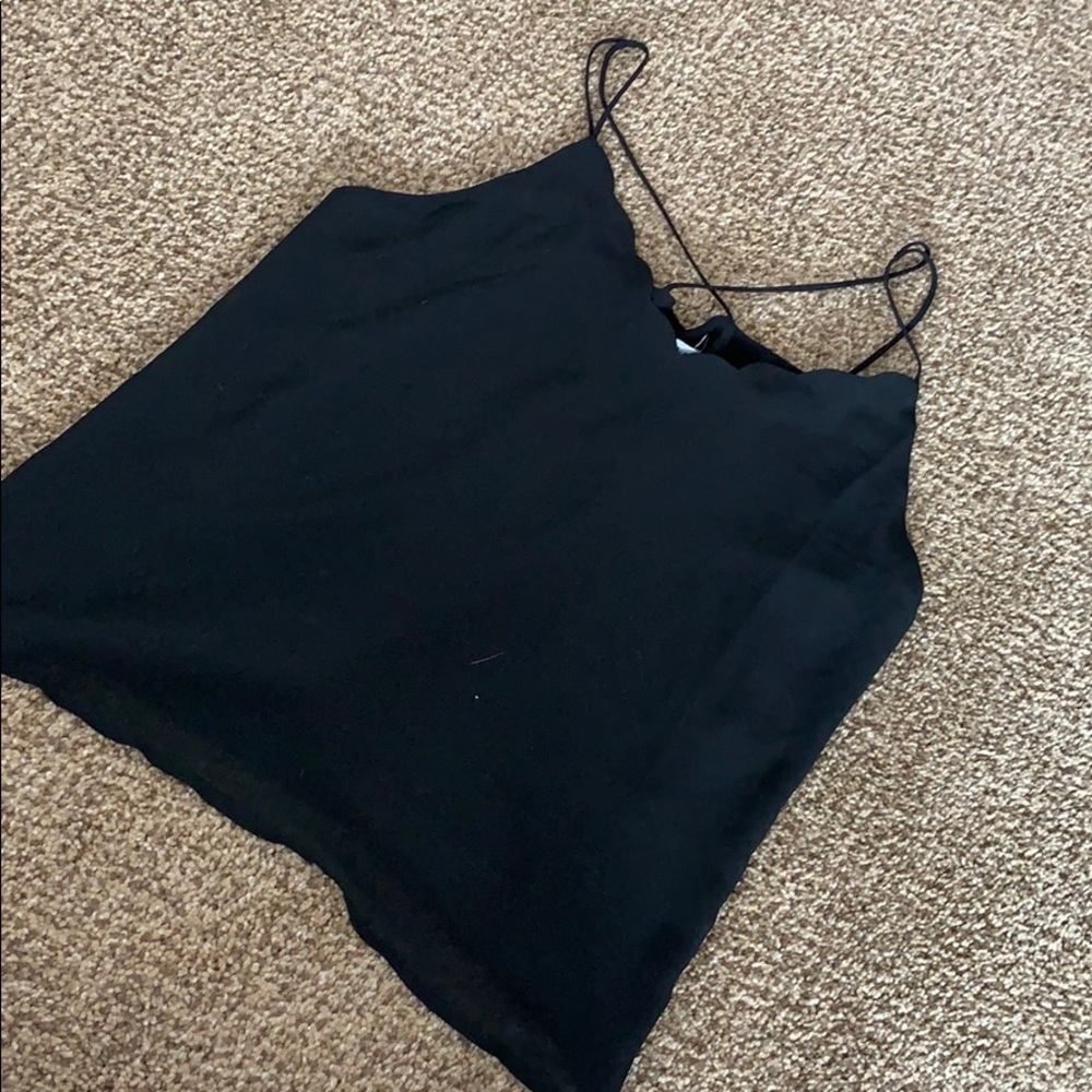 Black tank top
